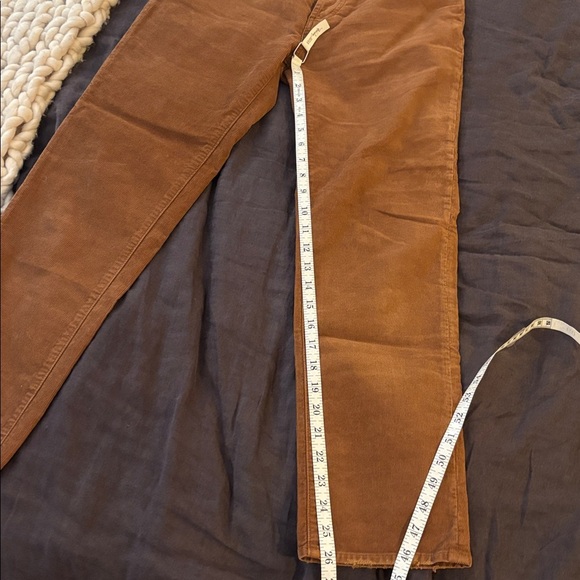 Brown Corduroy Straight Leg Jeans Women's - Picture 5 of 7